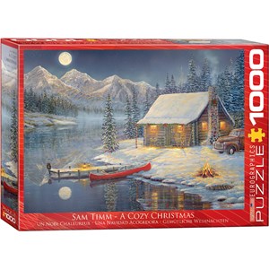 Eurographics (6000-0608) - Sam Timm: "Cozy Christmas" - 1000 Teile Puzzle