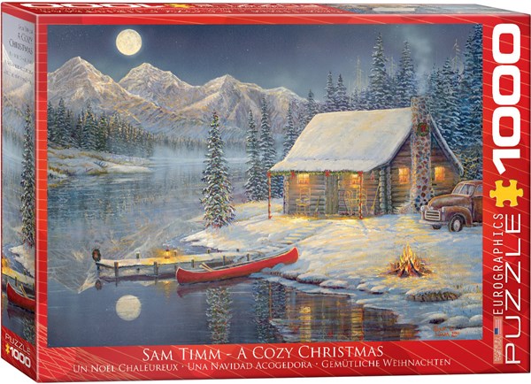 Eurographics (6000-0608) - Sam Timm: "Cozy Christmas" - 1000 Teile Puzzle