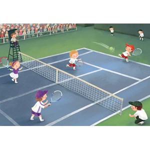 Eurographics (6060-0496) - "Tennis Juniorsliga" - 60 Teile Puzzle