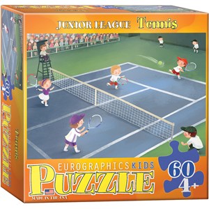 Eurographics (6060-0496) - "Tennis Juniorsliga" - 60 Teile Puzzle