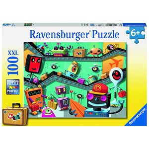 Ravensburger (10686) - "Robots" - 100 Teile Puzzle