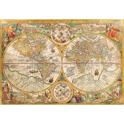 Clementoni (32557) - "Antike Landkarte, Petrus Plancius 1594" - 2000 Teile Puzzle