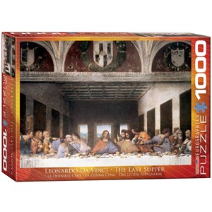 Eurographics (6000-1320) - Leonardo Da Vinci: "Das letzte Abendmahl" - 1000 Teile Puzzle