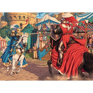 Ravensburger (10597) - "Exciting Joust" - 100 Teile Puzzle
