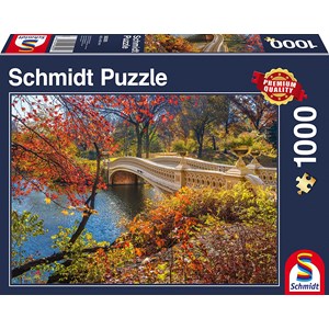 Schmidt Spiele (58305) - "Spaziergang im Central Park, New York" - 1000 Teile Puzzle