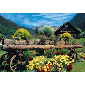 Jumbo (18335) - "Alpenblumen" - 1000 Teile Puzzle