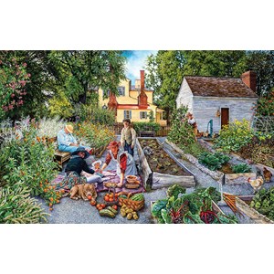 SunsOut (44389) - Susan Brabeau: "Arbeit im Garten" - 1000 Teile Puzzle