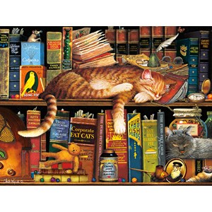 Buffalo Games (17079) - Charles Wysocki: "Cat Tales" - 750 Teile Puzzle
