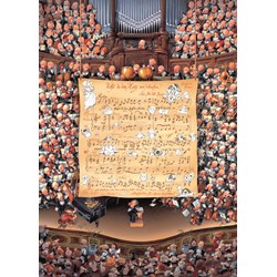 Heye (29564) - Jean-Jacques Loup: "Partitur" - 1000 Teile Puzzle