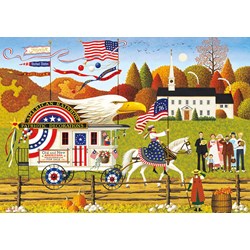 Buffalo Games (2627) - Charles Wysocki: "So Proudly We Hail" - 300 Teile Puzzle