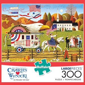Buffalo Games (2627) - Charles Wysocki: "So Proudly We Hail" - 300 Teile Puzzle