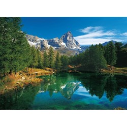 Clementoni (30360) - "Der blaue See" - 500 Teile Puzzle