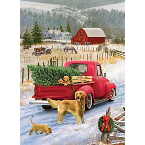 Cobble Hill (51833) - "Christmas on the Farm" - 1000 Teile Puzzle