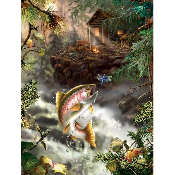 SunsOut (57161) - Dona Gelsinger: "Mountain Hideaway" - 500 Teile Puzzle