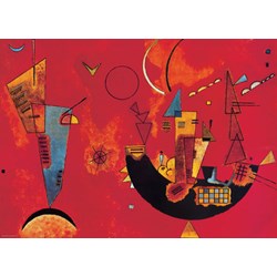 Eurographics (6000-1495) - Vassily Kandinsky: "Mit und Gegen" - 1000 Teile Puzzle