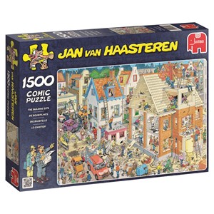 Jumbo (17461) - Jan van Haasteren: "Die Baustelle" - 1500 Teile Puzzle