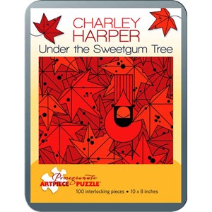 Pomegranate (AA762) - Charley Harper: "Unter dem Seesternbaum" - 100 Teile Puzzle