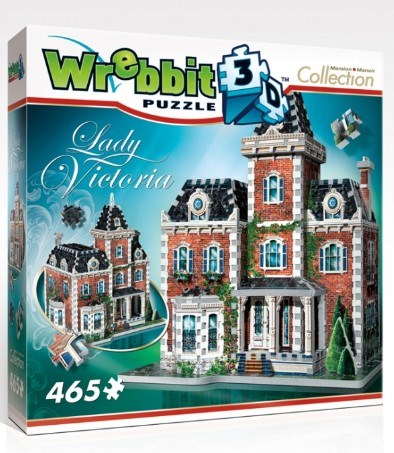 Wrebbit (W3D-1003) - "Lady Victoria Cottage" - 465 Teile Puzzle