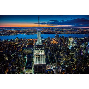 Piatnik (541148) - "New York bei Nacht" - 1000 Teile Puzzle