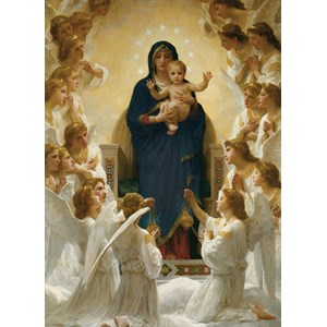 Eurographics (6000-7064) - William-Adolphe Bouguereau: "Jungfrau Maria mit Engeln" - 1000 Teile Puzzle