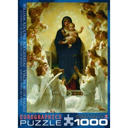 Eurographics (6000-7064) - William-Adolphe Bouguereau: "Jungfrau Maria mit Engeln" - 1000 Teile Puzzle