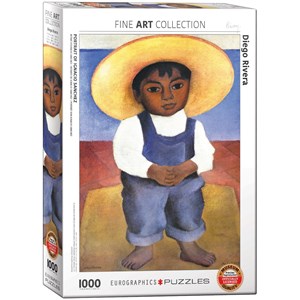 Eurographics (6000-0799) - Diego Rivera: "Porträt von Ignacio Sanchez" - 1000 Teile Puzzle