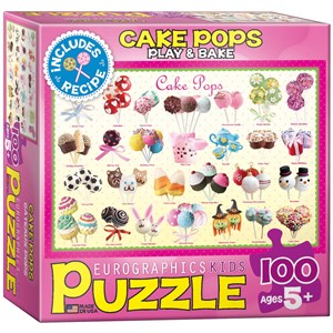 Eurographics (6100-0518) - "Cake Pops" - 100 Teile Puzzle