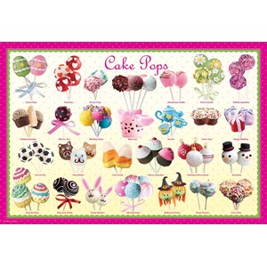 Eurographics (6100-0518) - "Cake Pops" - 100 Teile Puzzle