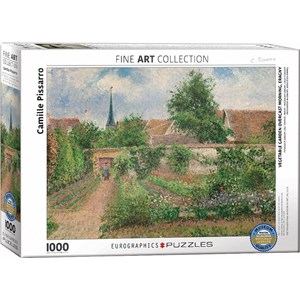 Eurographics (6000-0825) - Pissaro Camille: "Gemüsegarten, Pissarro" - 1000 Teile Puzzle