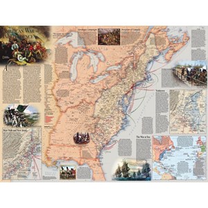 New York Puzzle Co (NPZNG1711) - "Amerikanische Revolution" - 1000 Teile Puzzle
