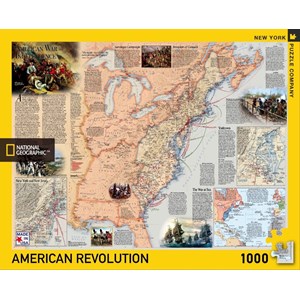 New York Puzzle Co (NPZNG1711) - "Amerikanische Revolution" - 1000 Teile Puzzle