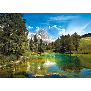 Clementoni (31680) - "Der blaue See" - 1500 Teile Puzzle