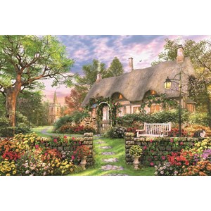 Jumbo (18367) - Dominic Davison: "Hütte im Sonnenlicht" - 1500 Teile Puzzle
