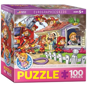 Eurographics (8100-0512) - "Feuerwehr" - 100 Teile Puzzle