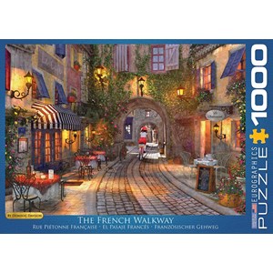 Eurographics (6000-0961) - Dominic Davison: "Französischer Gehweg" - 1000 Teile Puzzle