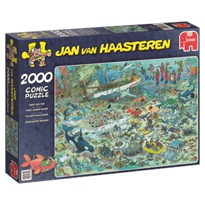 Jumbo (17080) - Jan van Haasteren: "Unterwasserwelt" - 2000 Teile Puzzle