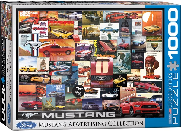 Eurographics (6000-0748) - "Oldtimer-Anzeigen" - 1000 Teile Puzzle