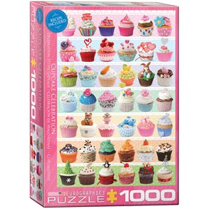 Eurographics (6000-0586) - "Anlässe für Cupcakes" - 1000 Teile Puzzle
