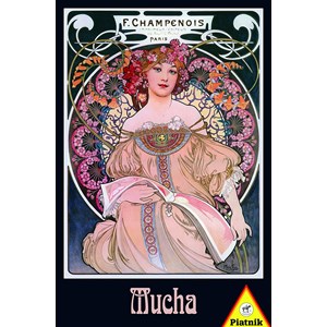 Piatnik (536045) - Alphonse Mucha: "Träumerei" - 1000 Teile Puzzle