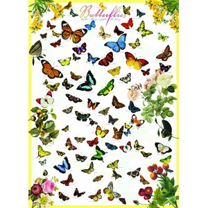 Eurographics (6000-0077) - "Schmetterlinge" - 1000 Teile Puzzle