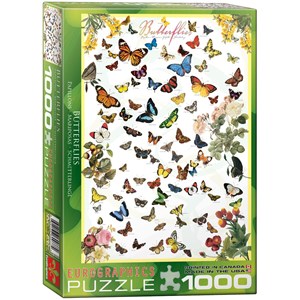 Eurographics (6000-0077) - "Schmetterlinge" - 1000 Teile Puzzle