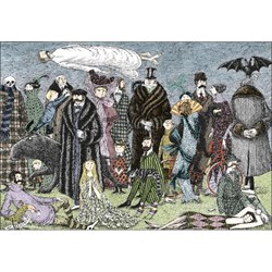 Pomegranate (AA820) - Edward Gorey: "Untitled" - 1000 Teile Puzzle