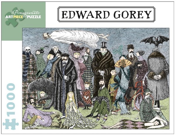 Pomegranate (AA820) - Edward Gorey: "Untitled" - 1000 Teile Puzzle