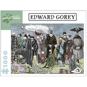 Pomegranate (AA820) - Edward Gorey: "Untitled" - 1000 Teile Puzzle