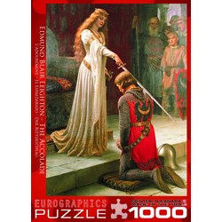 Eurographics (6000-0038) - Edmund Blair Leighton: "Der Ritterschlag" - 1000 Teile Puzzle