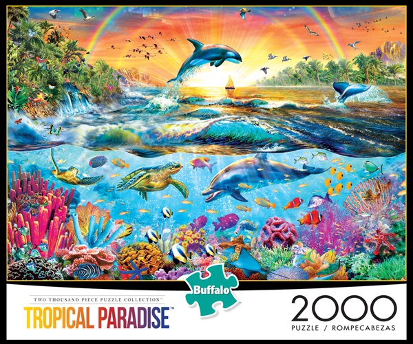 Buffalo Games (2031) - Adrian Chesterman: "Tropical Paradise" - 2000 Teile Puzzle