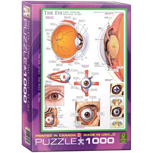 Eurographics (6000-0260) - "Das Auge" - 1000 Teile Puzzle