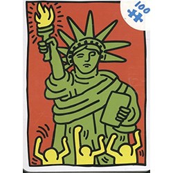 Chronicle Books / Galison - Keith Haring: "Freiheitsstatue" - 100 Teile Puzzle