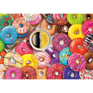Buffalo Games (2727) - Aimee Stewart: "Coffee and Donuts" - 300 Teile Puzzle