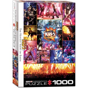 Eurographics (6000-5306) - "KISS - Die heißeste Show auf Erden" - 1000 Teile Puzzle